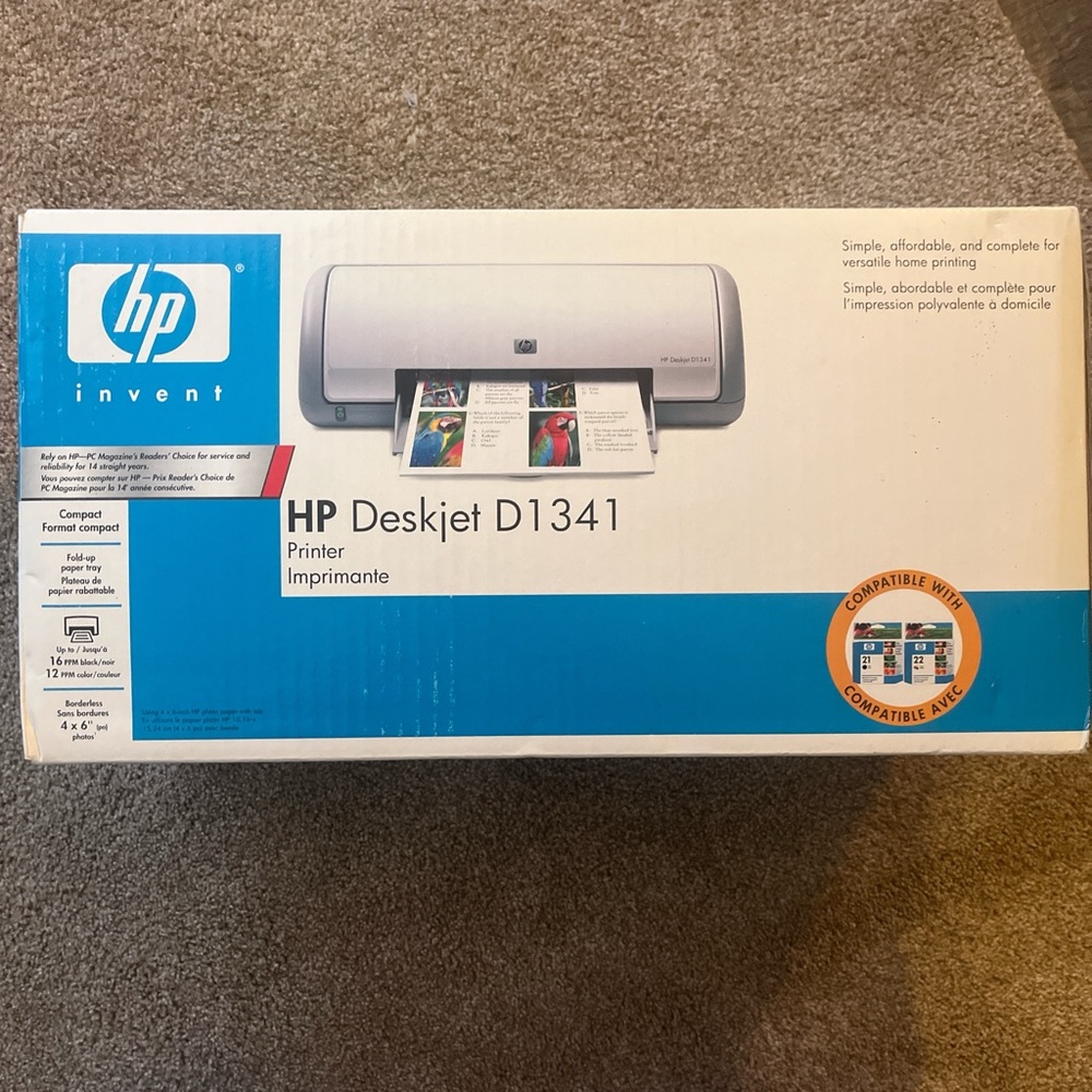 HP Deskjet D1341 Printer